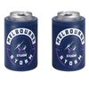Melbourne Storm NRL Insulated Stainless Steel Can Cooler With Twist Top Lid