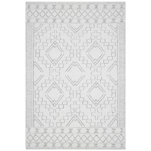 The Rug Connection River 802 Off White 280x190cm - Large Hand Loomed Wool Indoor Floor Rug