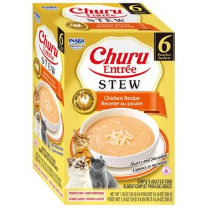 Inaba Churu Entree Stew Chicken Wet Cat Food 6 x 50g