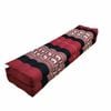 Handmade 80cm Long Yoga Bolster - Organic Kapok Filled Thai Meditation Cushion
