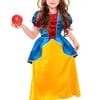 Fairytale Snow White Girls Storybook Princess Costume - Medium