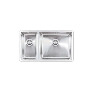 Picassi Stainless Steel Double Bowl Sink - Right