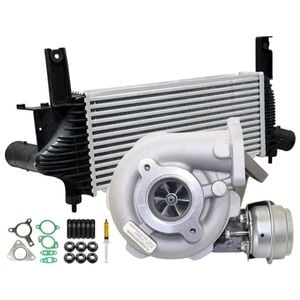 Upgrade Billet Turbo Charger With 62mm Intercooler For Nissan Pathfinder R51 Yd25 2.5l 3-bolt
