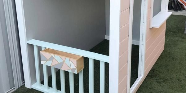 Cubby house - Pastel colours - Backyard - Workshop - Medium