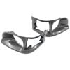 Pair Of Grey Headlight Corner Light Case Rim Fit For Toyota Hiace LH RZH 1998-2005