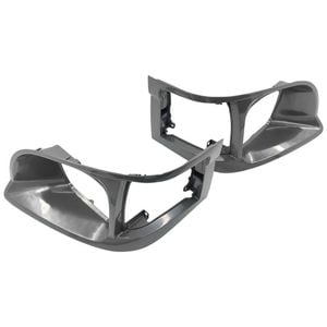 Pair Of Grey Headlight Corner Light Case Rim Fit For Toyota Hiace LH RZH 1998-2005