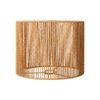 Emitto Ceiling Light Shade Boho Woven Lamp Shade Metal Paper Rope Yellow
