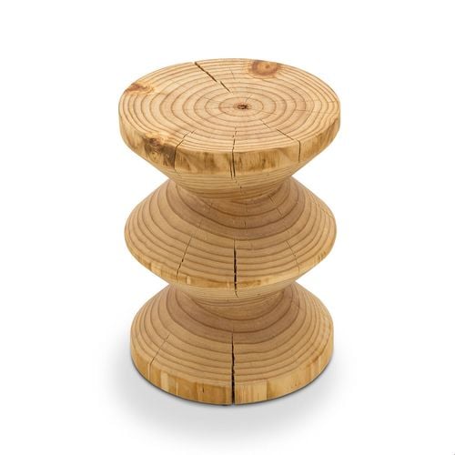 Navi Zig Zag Natural Stump Stool Bunnings Australia