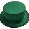 SATIN TOP HAT Costume Party Cap Fancy Dress Trilby Fedora One Size Green