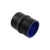 Takashi Silicone Hose Black Straight Humped Joiner 2.75" (70mm) Air Intake Turbo