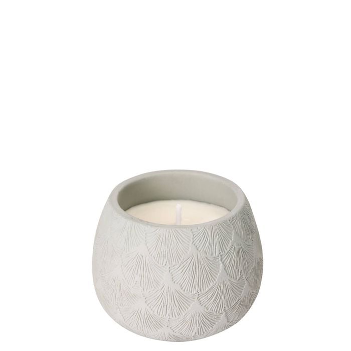 Waxworks Aqua Gray Citronella Candle 