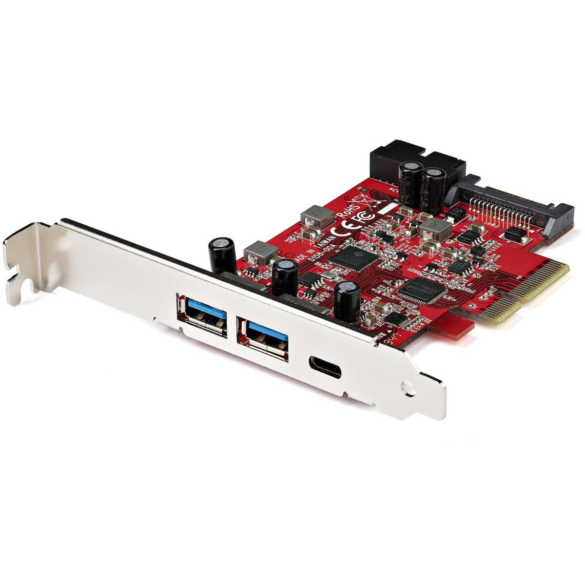Startech.com Usb Adapter - Pci Express X4 - Plug-in Card - Red - Uasp ...