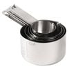 Vogue Measuring Cup Set Stainless Steel 5 Piece J424 Commercial Kitchen Storage