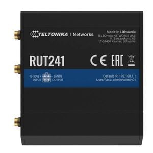 Teltonika Rut241 Industrial Cellular Router, Instant Lte Failover, Compact And Powerful Industrial 4g Lte Router/firewall