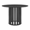 Celia Dining Table Round 110cm Black