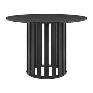 Celia Dining Table Round 110cm Black
