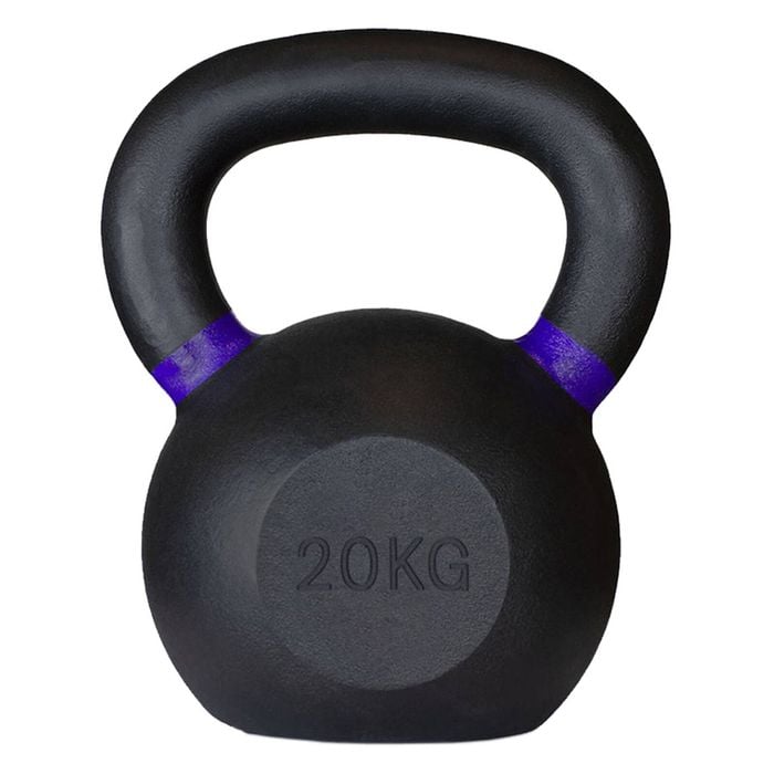 METEOR 20kg Cast Iron Kettlebells with Color-Coding