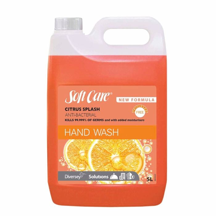 Soft Care Citrus Splash Antibacterial Hand Wash - 5L