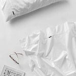 Linen House Augusta White Sheet Set - King