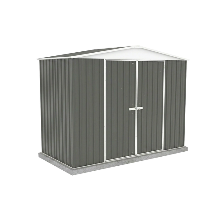 Absco Sheds 3.00m x 1.44m x 2.30m Woodland Grey Double Door Highlander Garden Shed 