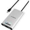 Mbeat Usb-c Dual 4k Hdmi Displaylink Adapter With Pd Pass-through Charging
