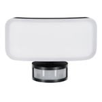 Brilliant Black Fortress Single Security Light