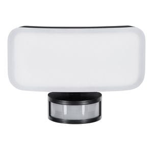 Brilliant Black Fortress Single Security Light