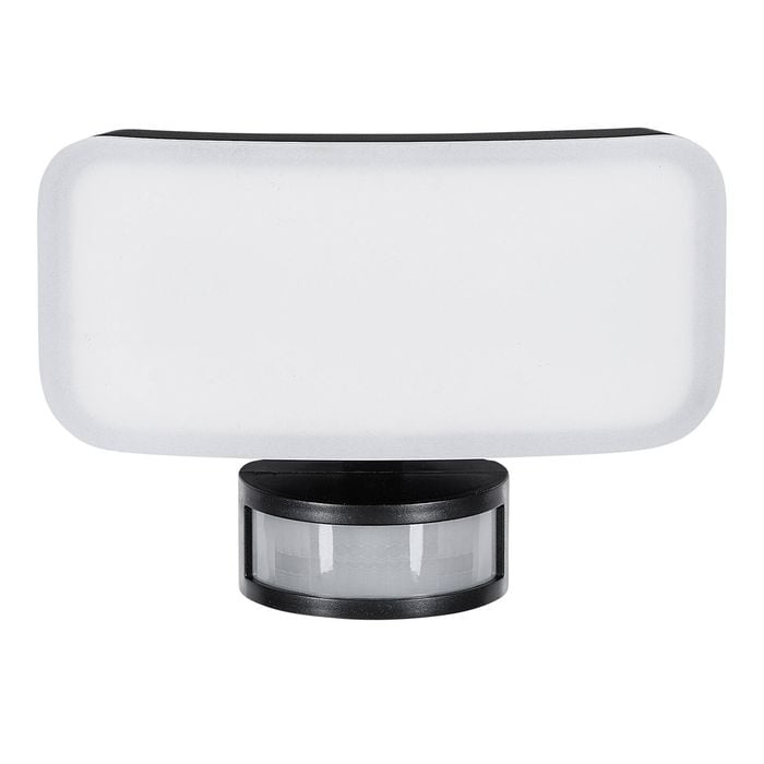Brilliant Black Fortress Single Security Light