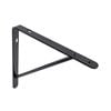 Carinya 200 x 200mm Black Heavy Duty Studio Stayed Bracket