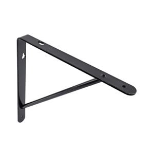 Carinya 200 x 200mm Black Heavy Duty Studio Stayed Bracket