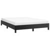 vidaXL Bed Frame Bed Base Mattress Base Black 153x203 cm Queen Size Faux Leather