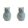2PK LVD Owl Sml Powder Decorative Sculpture Home/Lounge Decor
