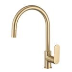 Mondella WELS 6 Star 4.5L/min 35mm Brushed Gold Affiniti Pull Out Sink Mixer