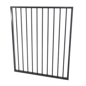 ProtectorAl 975 x 1200mm Black Flat Top Pool Gate