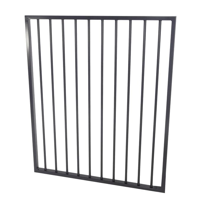 ProtectorAl 975 x 1200mm Black Flat Top Pool Gate