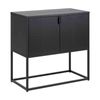 Modern Furniture NEWTON 2 Door Sideboard 82cm - Black
