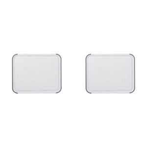 2PK Kitchen Aid Reversible Chopping Board W/ Perimeter Trench Large 35x28cm
