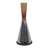 Cerve Acacia Handle & Stainless Steel Grater Non-slip Silicone Base 30cm Black