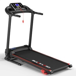 BLACK LORD Treadmill Electric Exercise Running Machine Incline Foldable 400mm