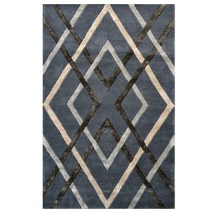 Luxurious Venice Handmade Rug - 6255 - Grey - 160x230cm