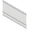 ProtectorAl 1201-2400W x 1500H Woodland Grey Loop Top Pool Fence Panel Raked 16-30º
