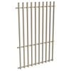 ProtectorAl 0350-1200W x 1800H Paperbark Aluminium Batten Pool Fence Panel with Mid Rail