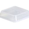 Kh Healthcare Square Bowl Lid Clear 12 Pack Commercial Catering Food Storage