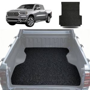 Signature Honeycomb UTE Tub Mat Tray Liner for RAM 1500 Limited 2019 - Current (DT) - Black