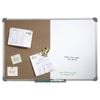 Quartet Penrite Slimline Combo 120x90cm Dry-erase Melamine Board/pin Corkboard