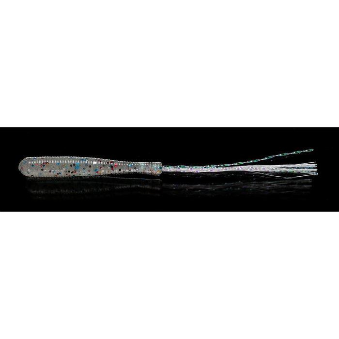 Fish Arrow Flasher Worm 1" SW Soft Plastic Ajing Fishing Lure 06 Glow Tricolore
