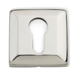 Lemaar 53mm Polished Stainless Steel Square Euro Escutcheon