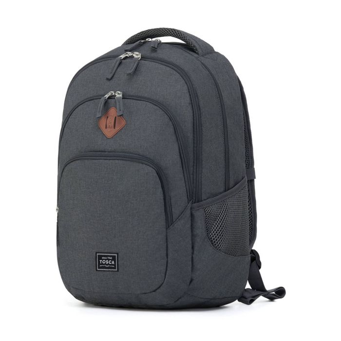 Tosca Urban Backpack Everyday/Travel Bag Padded Straps Breathable Anthracite