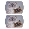 2pc Ashdene Kim's Cats Sully & Bucky Rect Trinket Scatter Tray 21x14.2cm