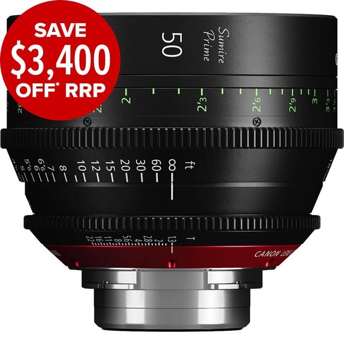 Canon Cn-e 50mm T1.3 Fp X Sumire Cinema Lens (pl Mount)